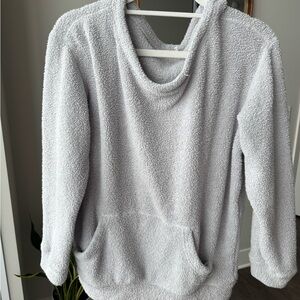 Rewash Light Gray Cowl Neck Sweater